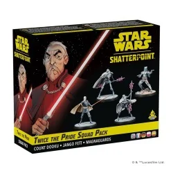 Star Wars Shatterpoint: Twice the Pride Count Dooku Squad Pack de Juegos en Juegos de Tablero | La Cueva Roja