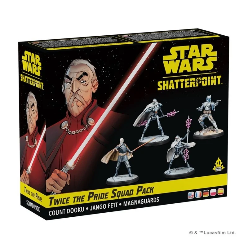 Star Wars Shatterpoint: Twice the Pride Count Dooku Squad Pack de Juegos en Juegos de Tablero | La Cueva Roja
