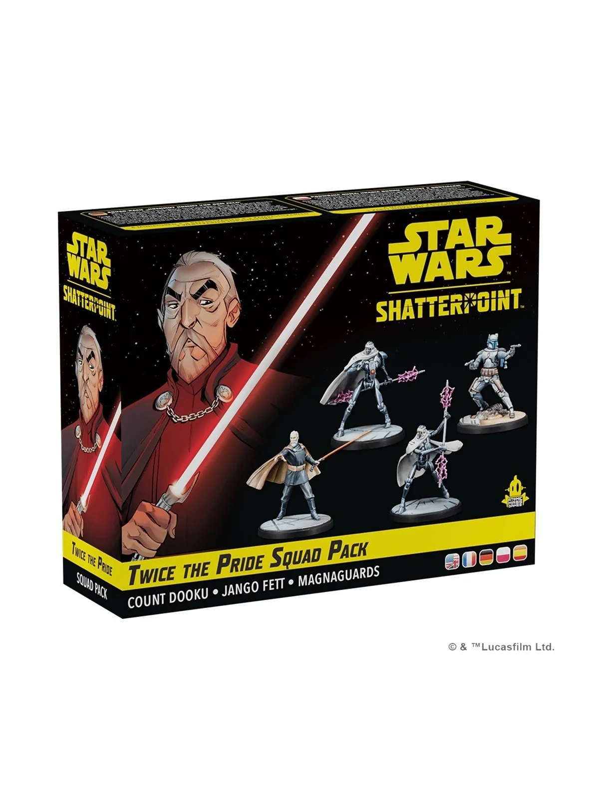 Star Wars Shatterpoint: Twice the Pride Count Dooku Squad Pack de Juegos en Juegos de Tablero | La Cueva Roja