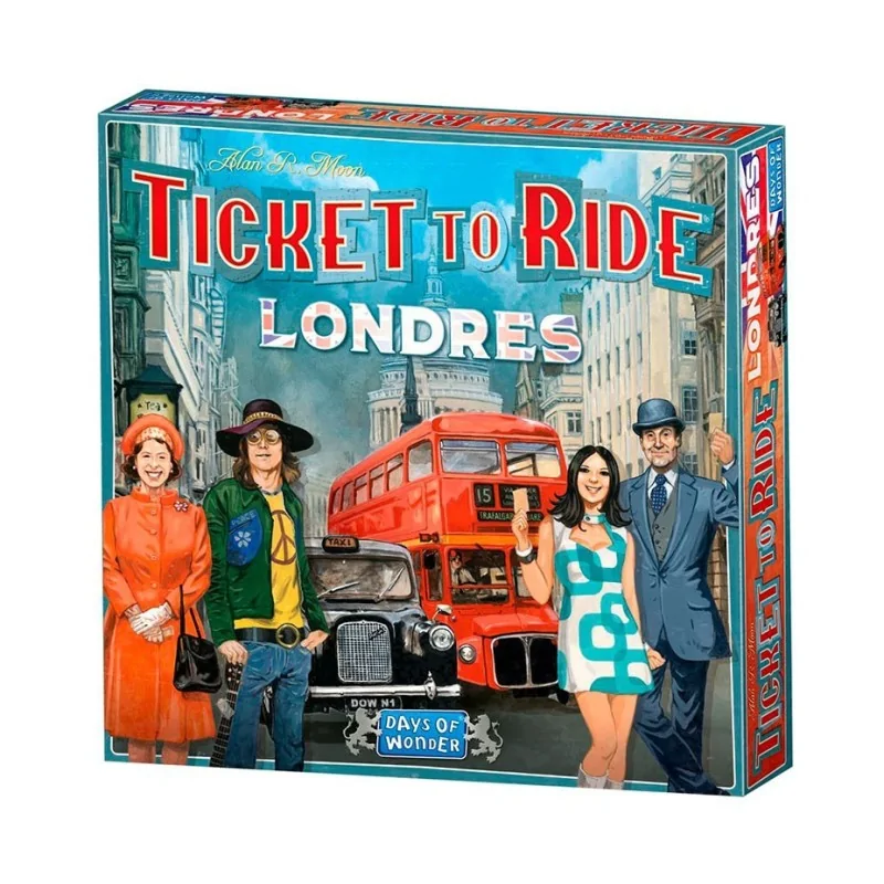 ¡Aventureros al Tren! Londres de Asmodee en Juegos de Tablero | La Cueva Roja