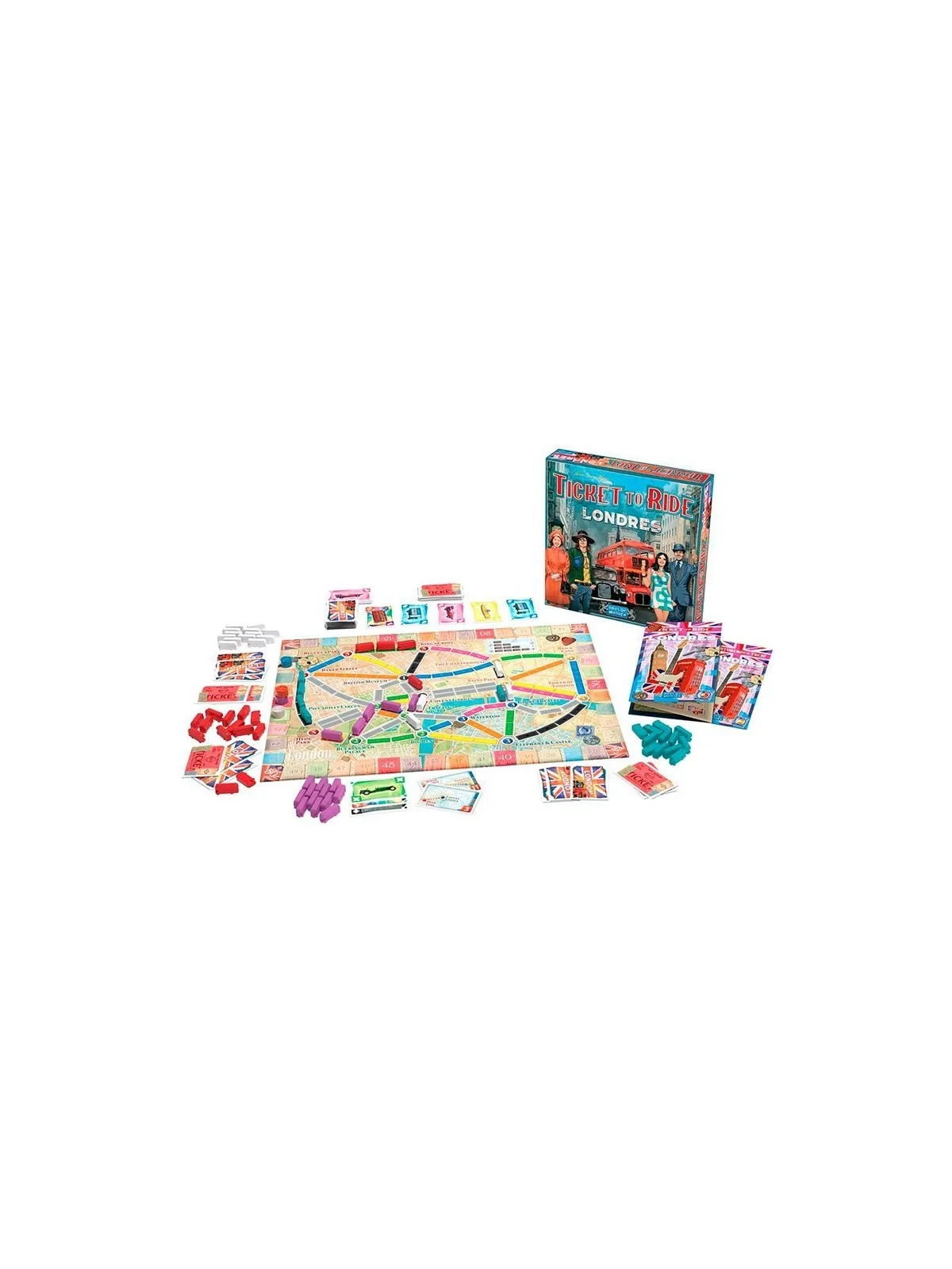 ¡Aventureros al Tren! Londres de Asmodee en Juegos de Tablero | La Cueva Roja