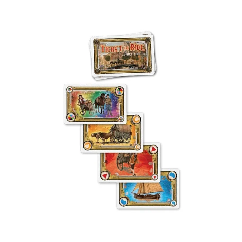 ¡Aventureros al Tren! Amsterdam de Asmodee en Juegos de Tablero | La Cueva Roja