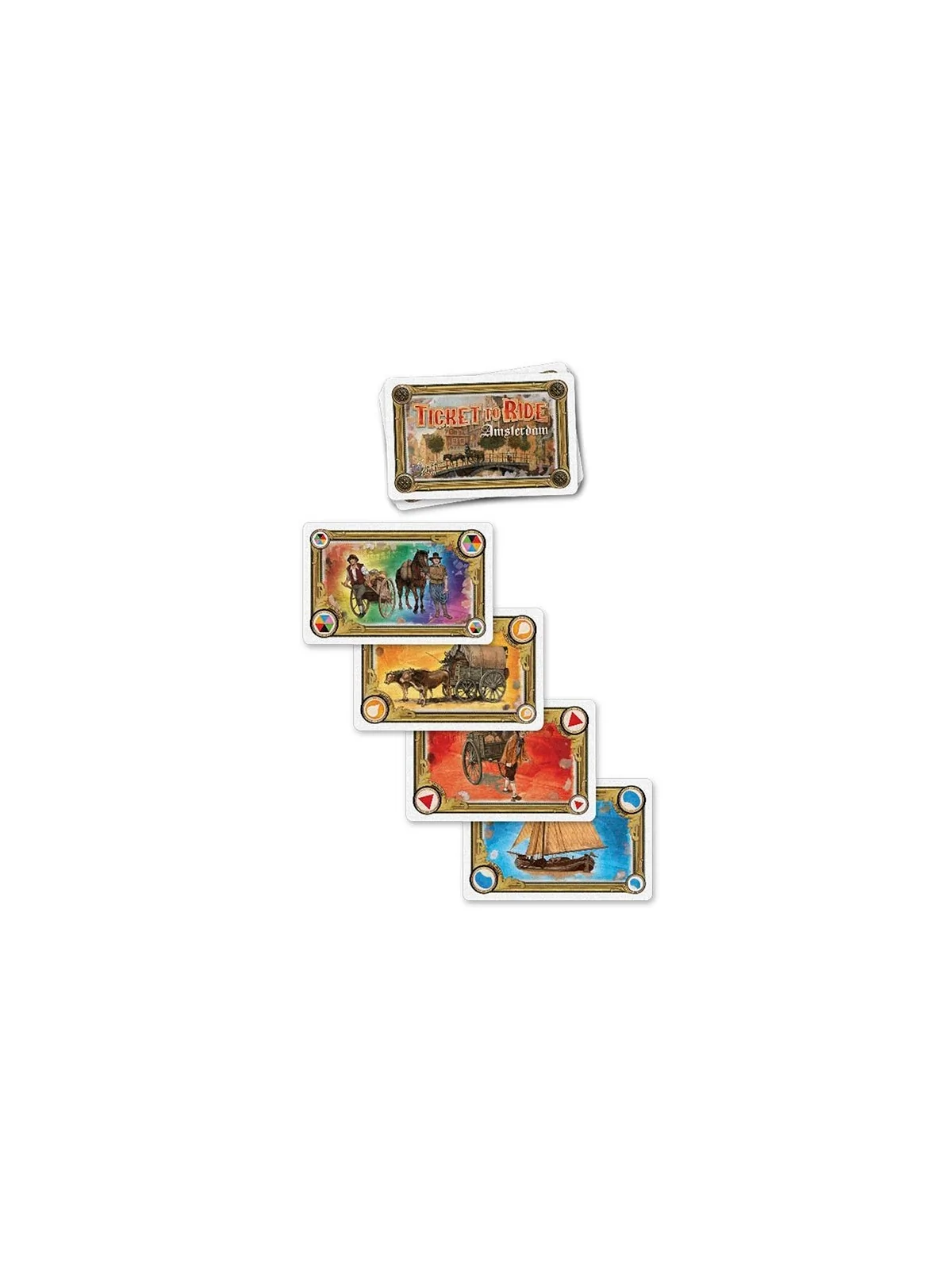 ¡Aventureros al Tren! Amsterdam de Asmodee en Juegos de Tablero | La Cueva Roja