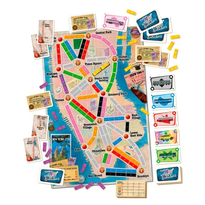 ¡Aventureros al Tren! New York de Edge en Juegos de Tablero | La Cueva Roja
