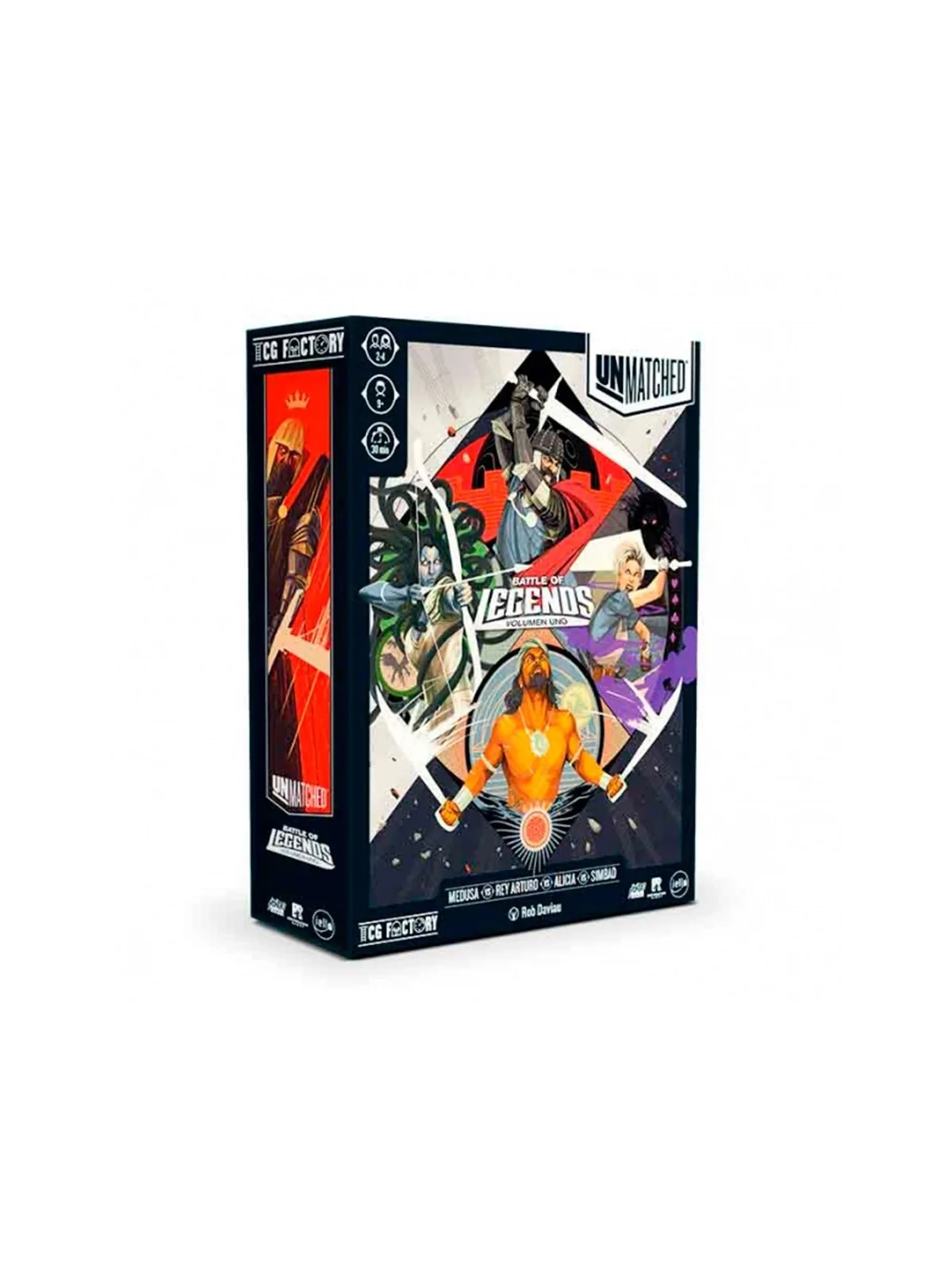 Unmatched: Battle of Legends Volumen Uno de TCG Factory en Juegos de Tablero | La Cueva Roja