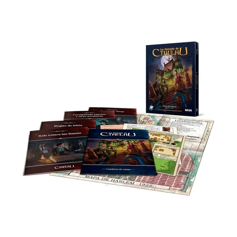 Caja de Inicio: La llamada de Cthulhu Ed. Revisada de Edge en Juegos de Rol | La Cueva Roja