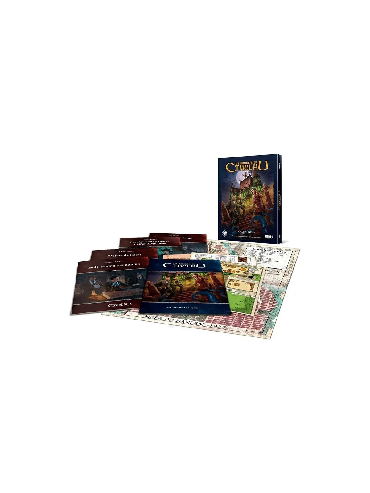 Caja de Inicio: La llamada de Cthulhu Ed. Revisada de Edge en Juegos de Rol | La Cueva Roja