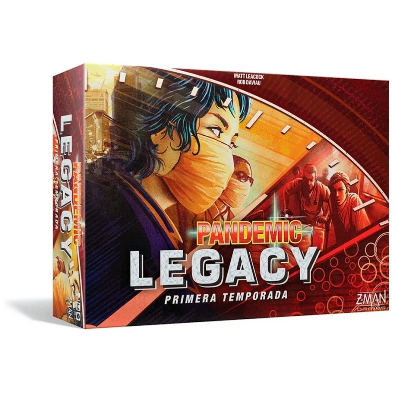 Pandemic Legacy Primera Temporada Rojo de Asmodee en Juegos de Tablero | La Cueva Roja