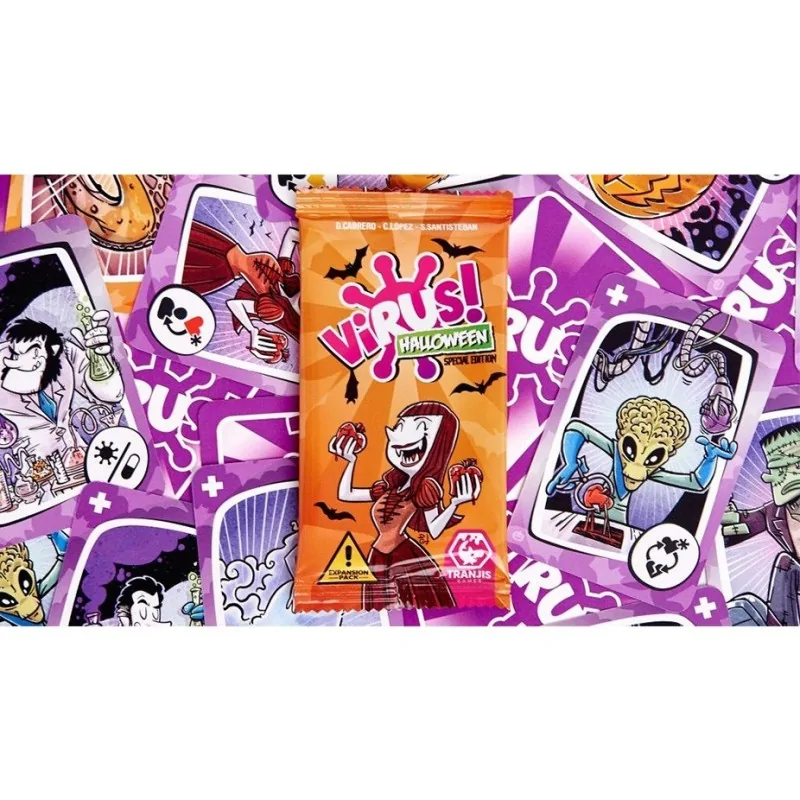 Virus! Halloween de Tranjis Games en Juegos de Cartas | La Cueva Roja