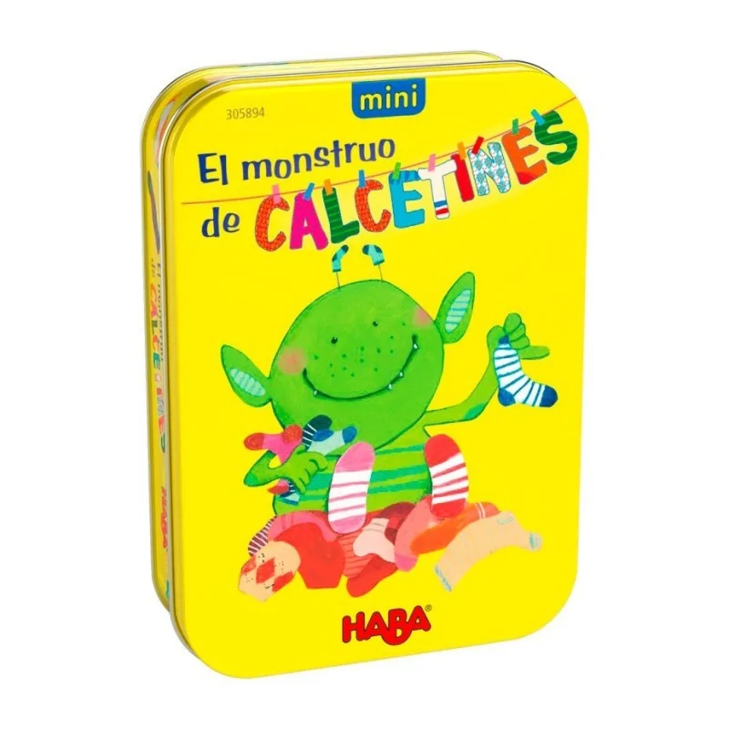 El Monstruo de los Calcetines, Versión Mini de Haba en Juegos de Tablero | La Cueva Roja