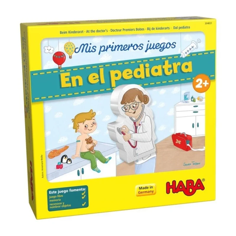 Mis Primeros Juegos: En el Pediatra de Haba en Juegos de Tablero | La Cueva Roja