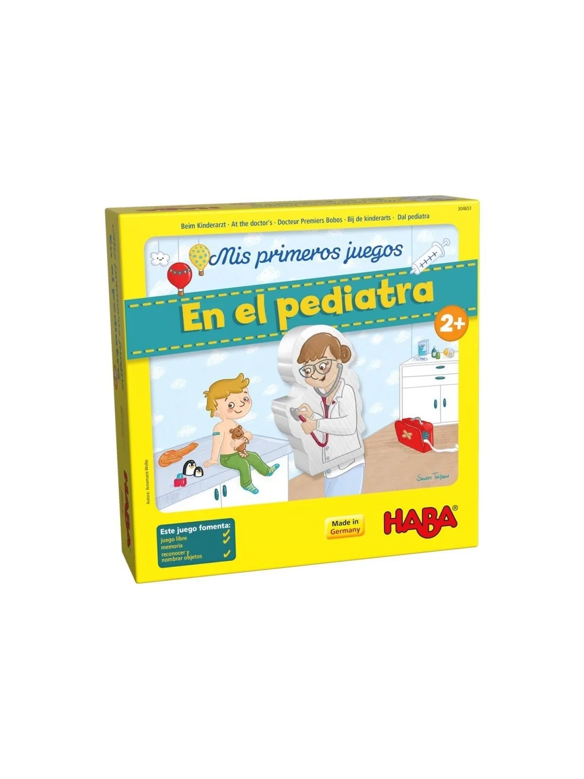 Mis Primeros Juegos: En el Pediatra de Haba en Juegos de Tablero | La Cueva Roja