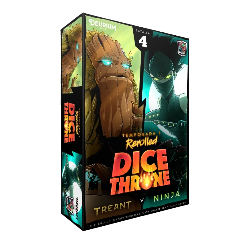 Dice Throne: Ninja vs Treant de Delirium Games en Juegos de Tablero | La Cueva Roja