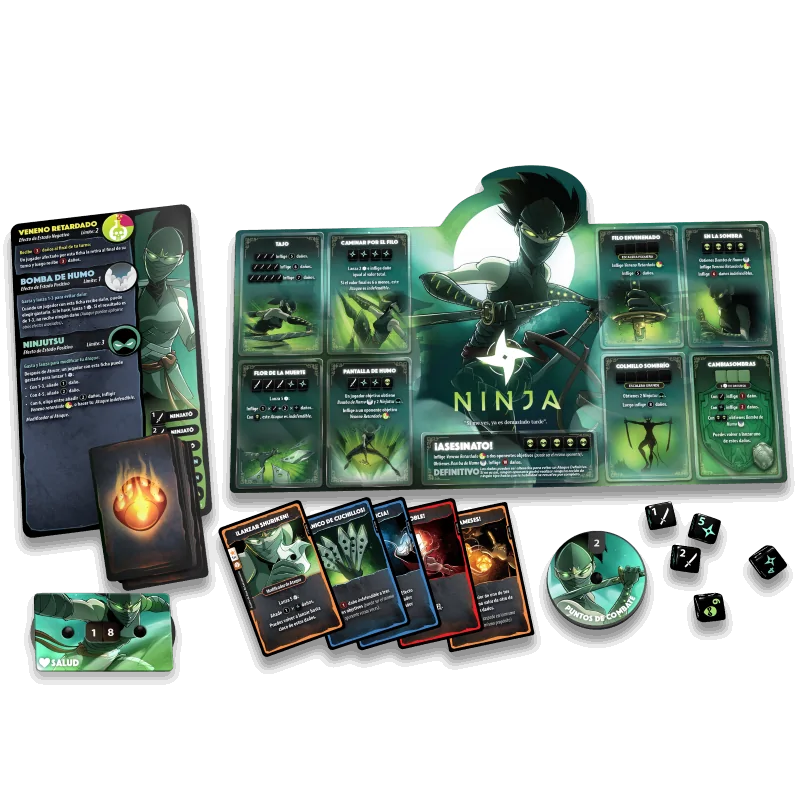 Dice Throne: Ninja vs Treant de Delirium Games en Juegos de Tablero | La Cueva Roja