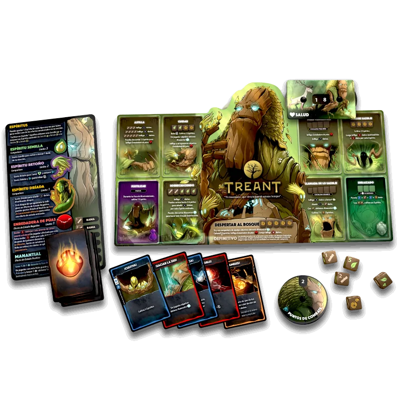 Dice Throne: Ninja vs Treant de Delirium Games en Juegos de Tablero | La Cueva Roja