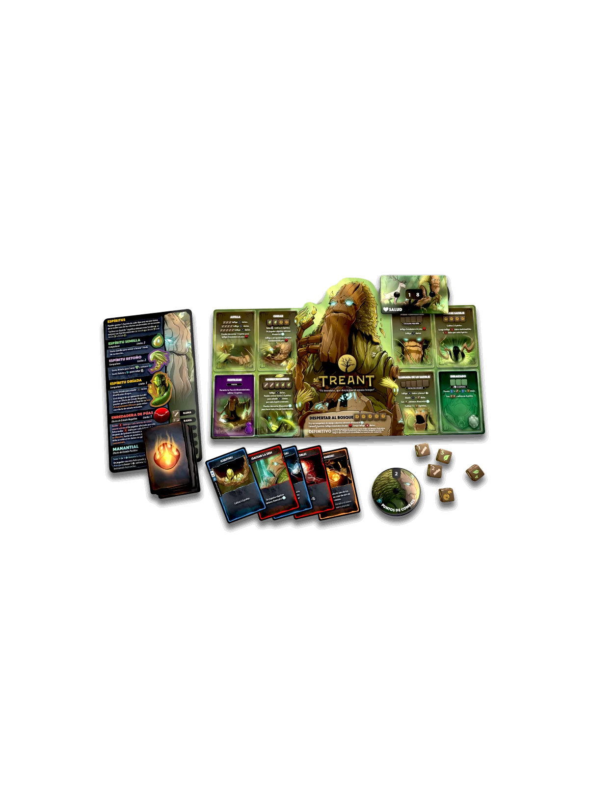 Dice Throne: Ninja vs Treant de Delirium Games en Juegos de Tablero | La Cueva Roja