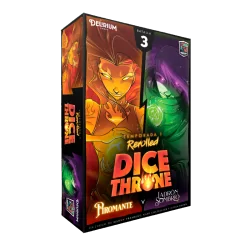 Dice Throne: Piromante vs Ladrón Sombrío de Delirium Games en Juegos de Tablero | La Cueva Roja