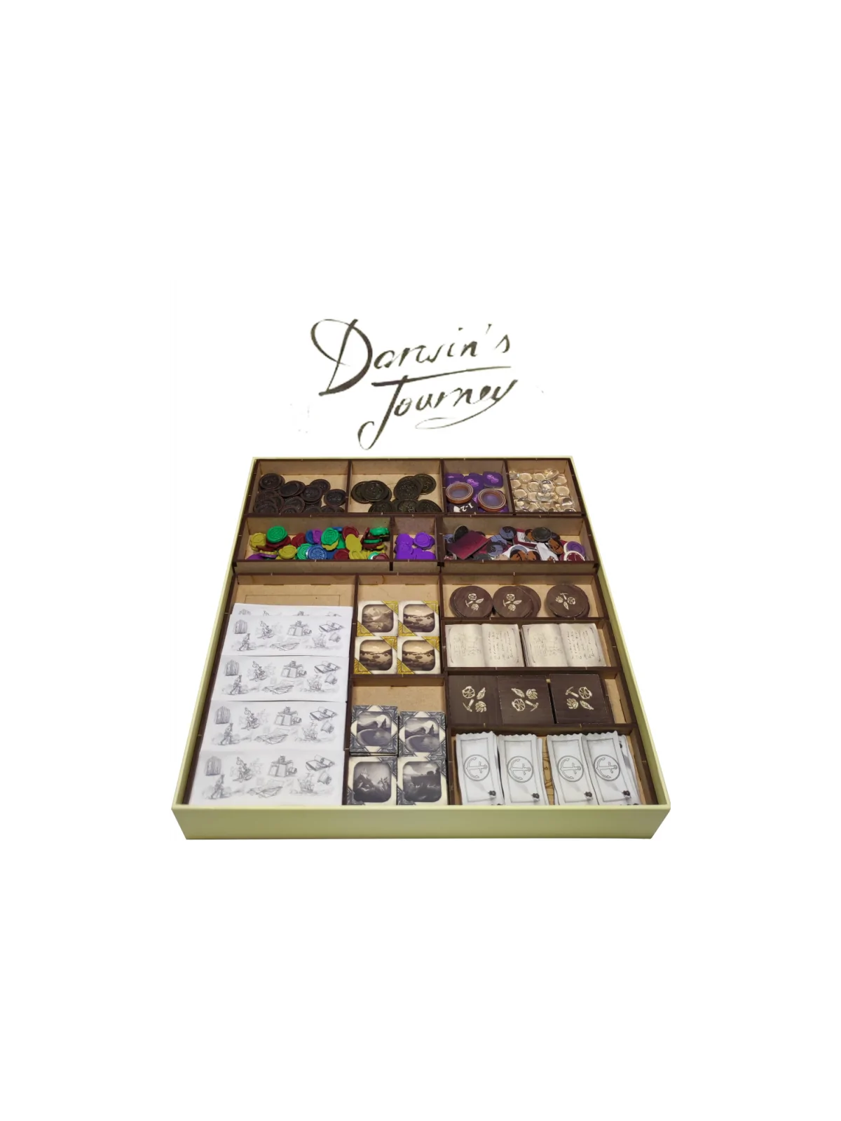 Inserto compatible con Darwin's Journey de WithOut Mess en Insertos | La Cueva Roja