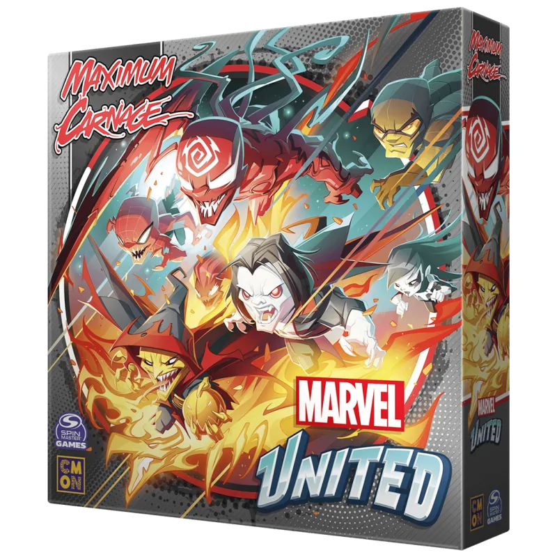 Marvel United: Maximum Carnage de CMON en Juegos de Tablero | La Cueva Roja