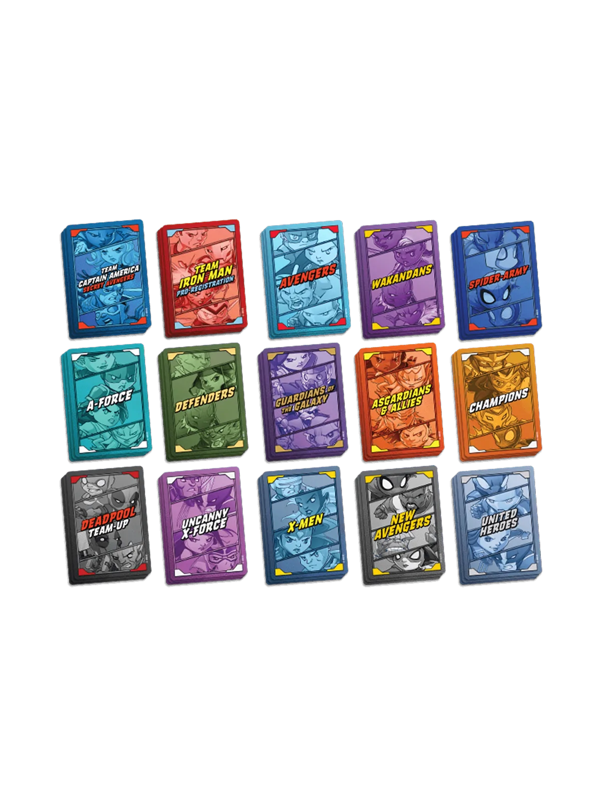 Marvel United: Team Decks de CMON en Juegos de Tablero | La Cueva Roja