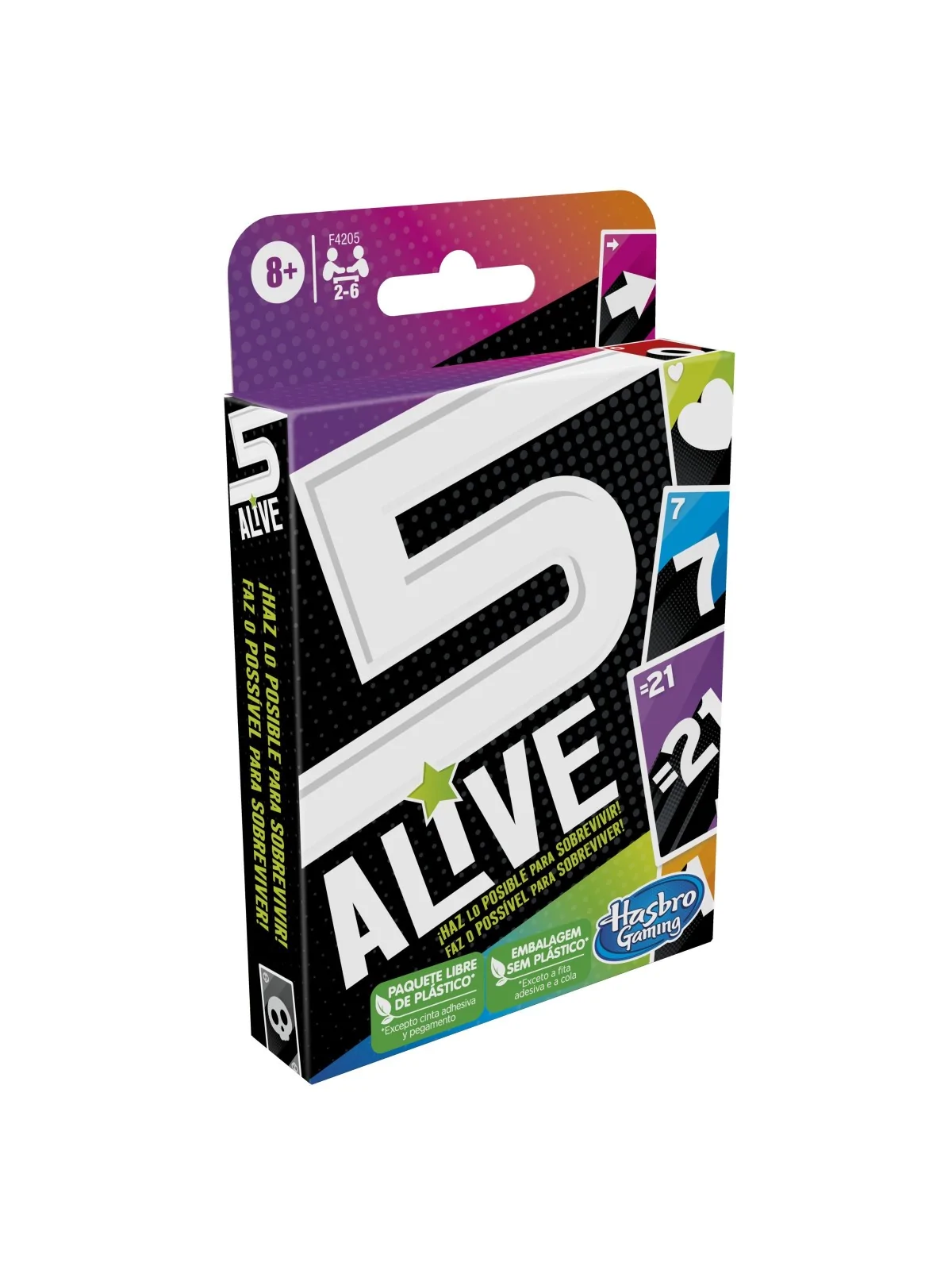 Juego cartas 5 alive de Hasbro en Juegos de Tablero | La Cueva Roja