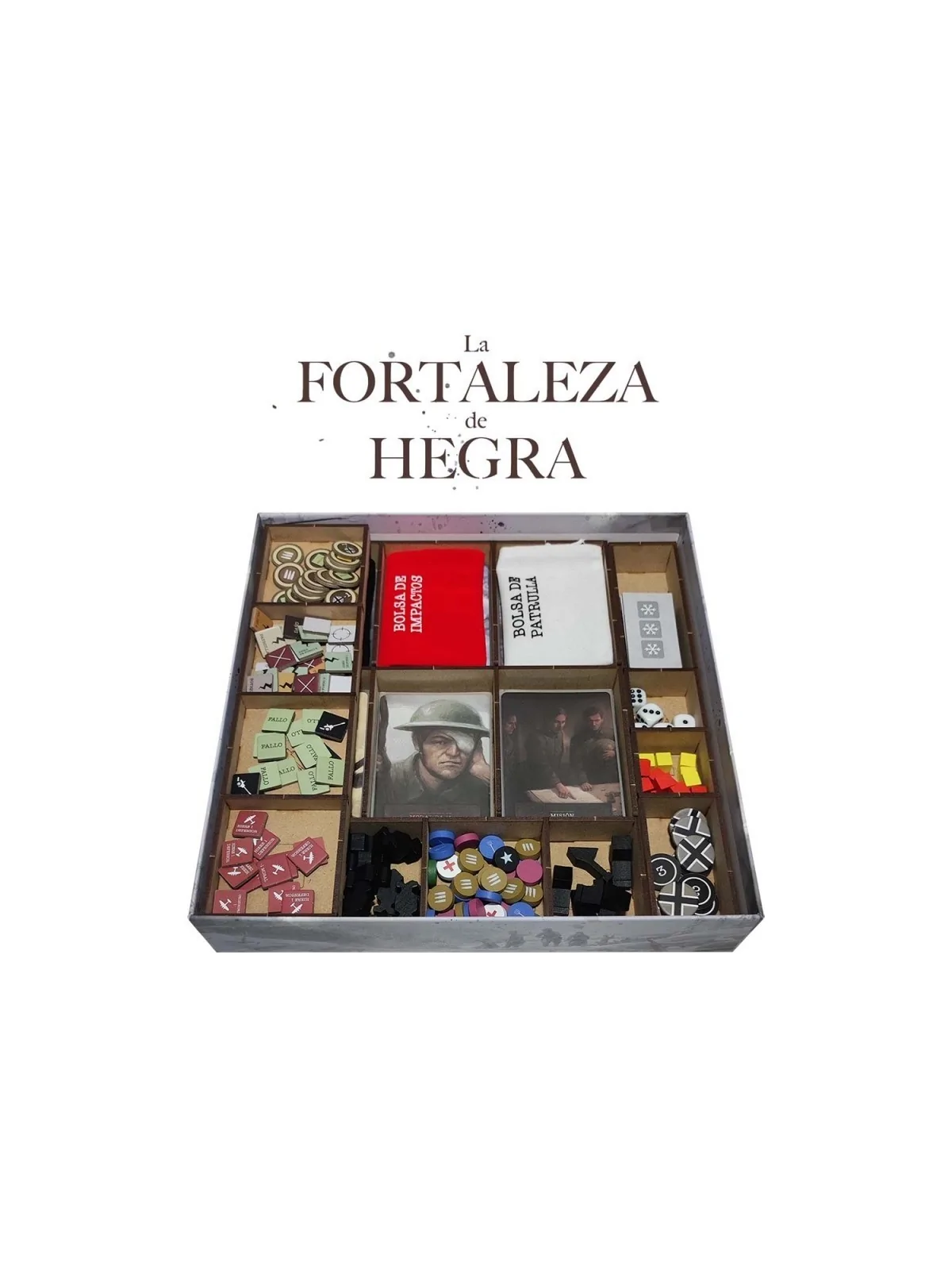 Inserto Compatible con La Fortaleza de Hegra de WithOut Mess en Insertos | La Cueva Roja