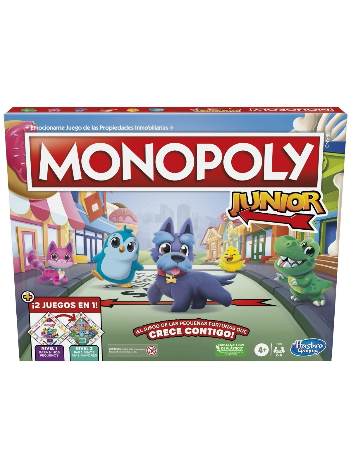 Monopoly Junior de Hasbro en Juegos de Tablero | La Cueva Roja