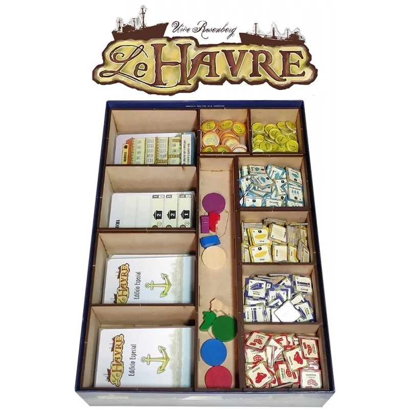 Inserto Compatible con Le Havre (Edicion Completa) de WithOut Mess en Insertos | La Cueva Roja