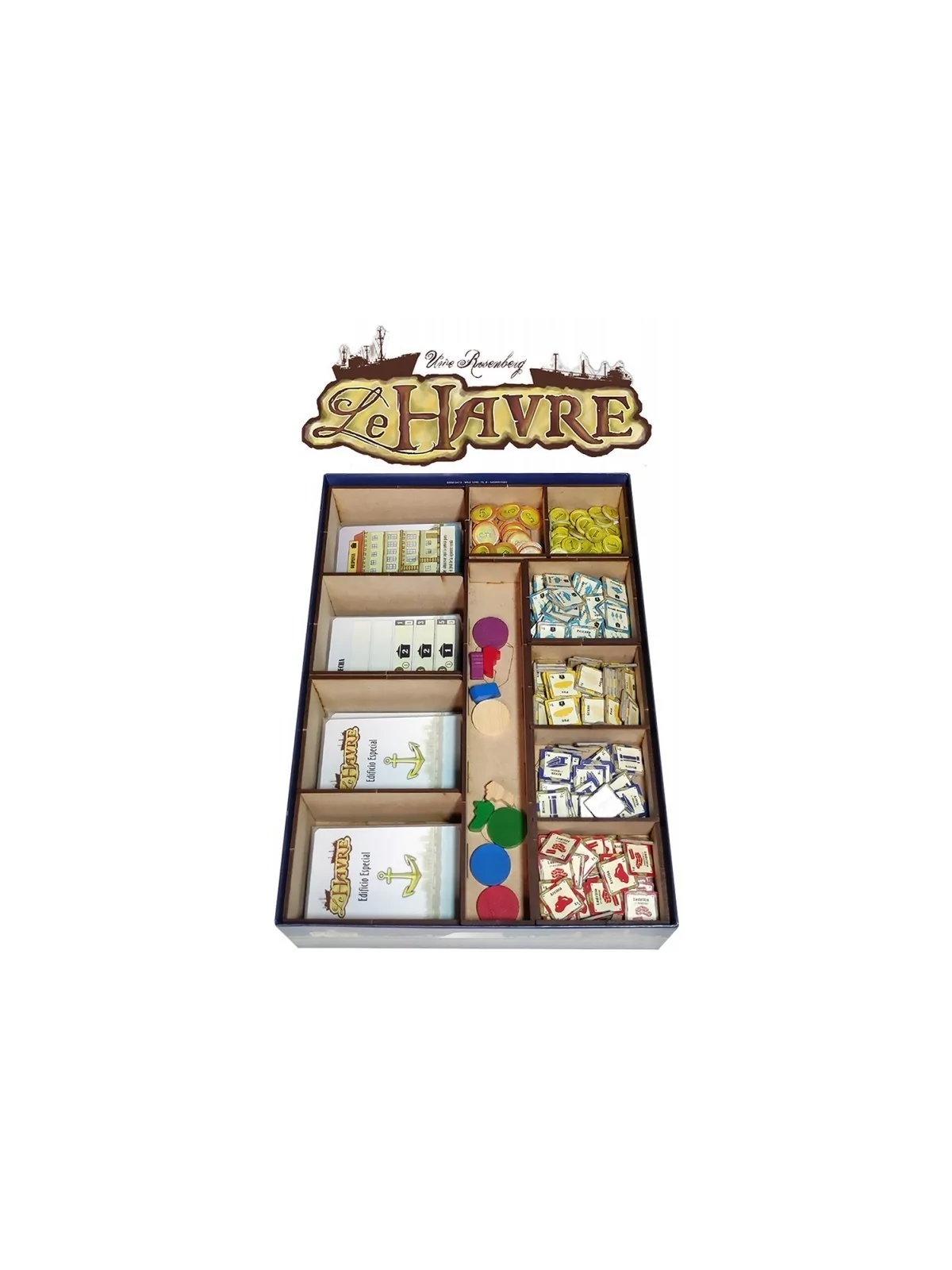 Inserto Compatible con Le Havre (Edicion Completa) de WithOut Mess en Insertos | La Cueva Roja