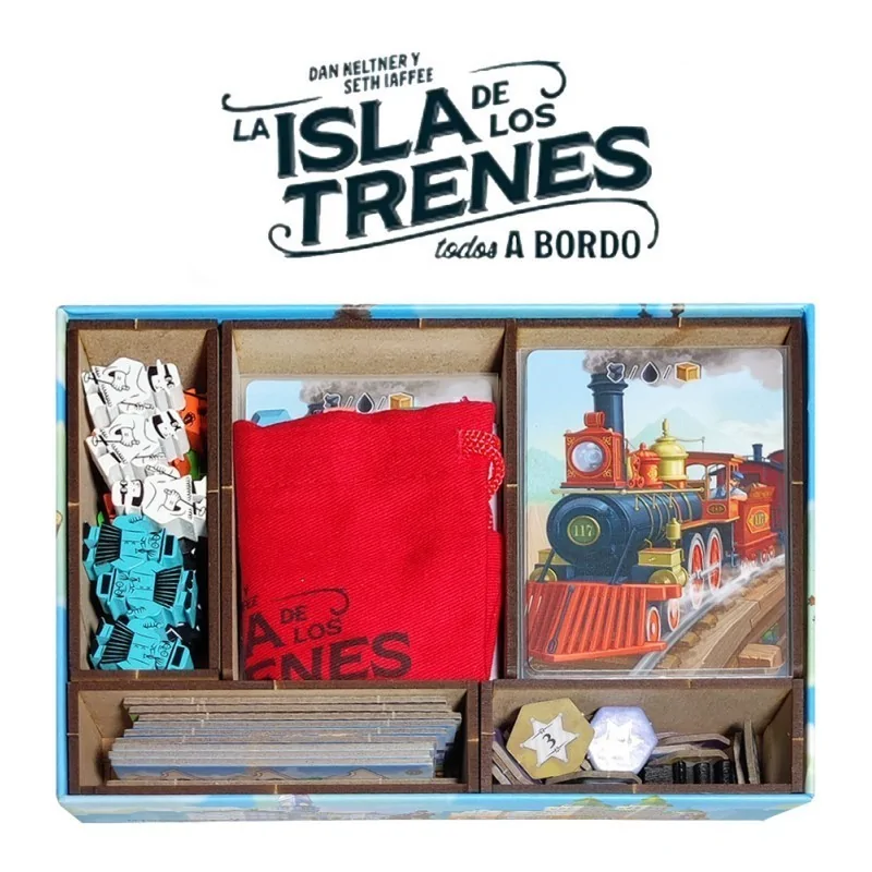 Inserto Compatible con La Isla de los Trenes: Todos a Bordo de WithOut Mess en Insertos | La Cueva Roja