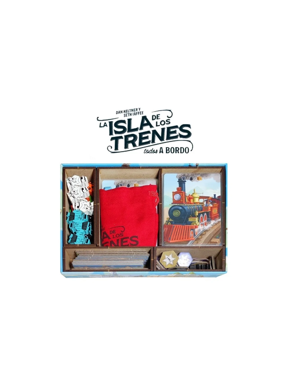 Inserto Compatible con La Isla de los Trenes: Todos a Bordo de WithOut Mess en Insertos | La Cueva Roja
