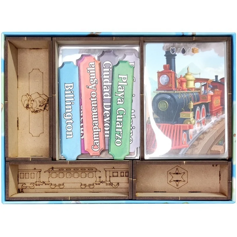 Inserto Compatible con La Isla de los Trenes: Todos a Bordo de WithOut Mess en Insertos | La Cueva Roja