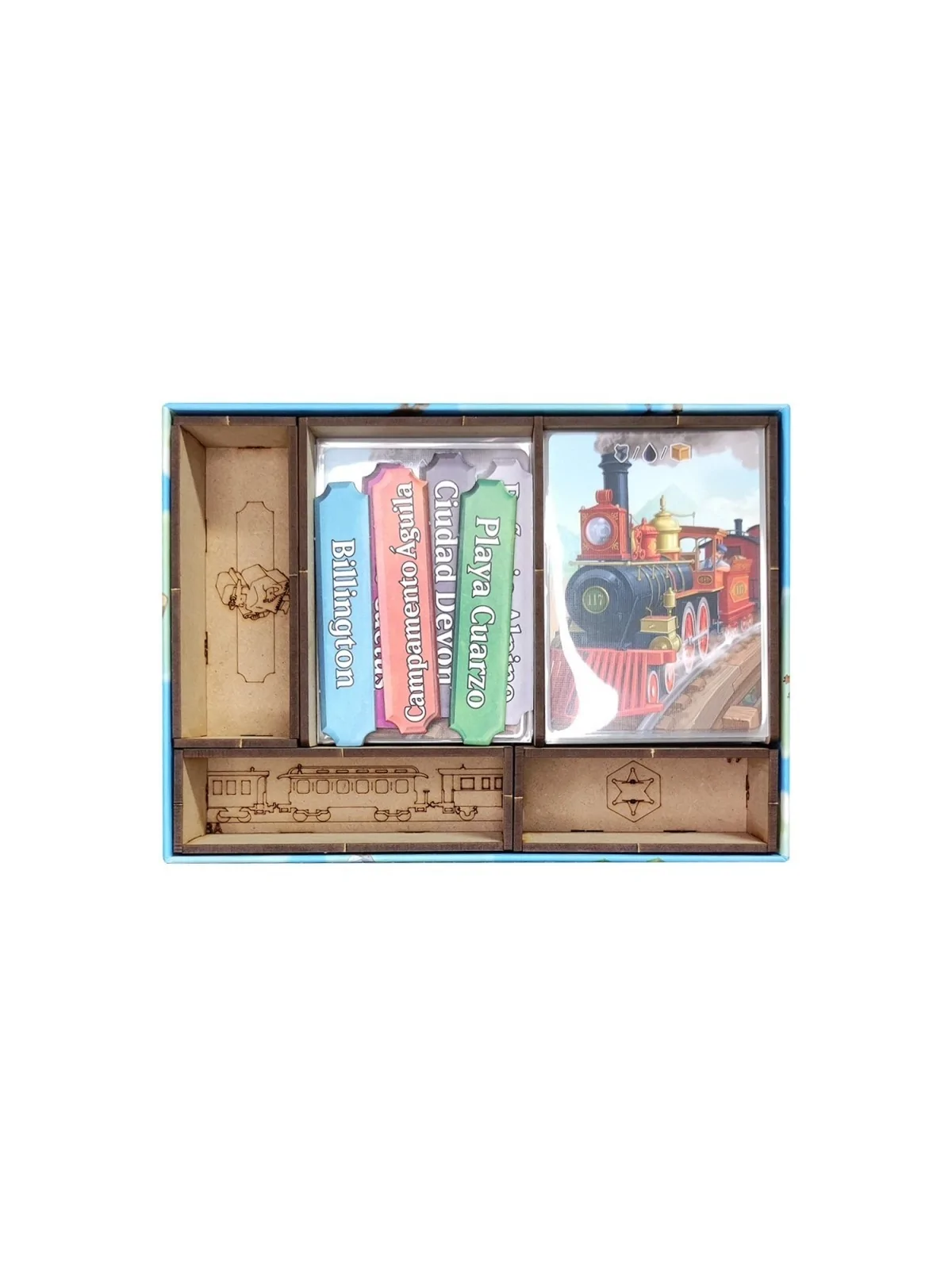 Inserto Compatible con La Isla de los Trenes: Todos a Bordo de WithOut Mess en Insertos | La Cueva Roja