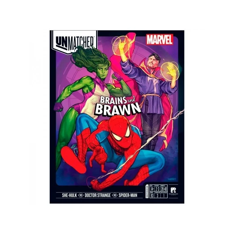 Unmatched Brains & Brawn (Inglés) de TCG Factory en Juegos de Tablero | La Cueva Roja