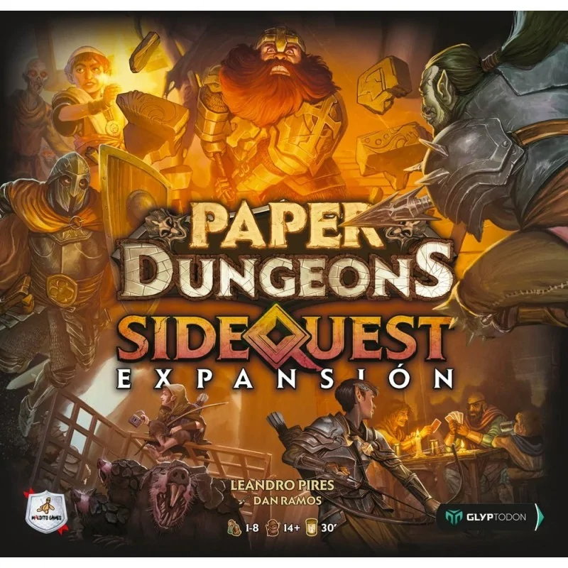 Paper Dungeons: Side Quest de Maldito Games en Juegos de Tablero | La Cueva Roja