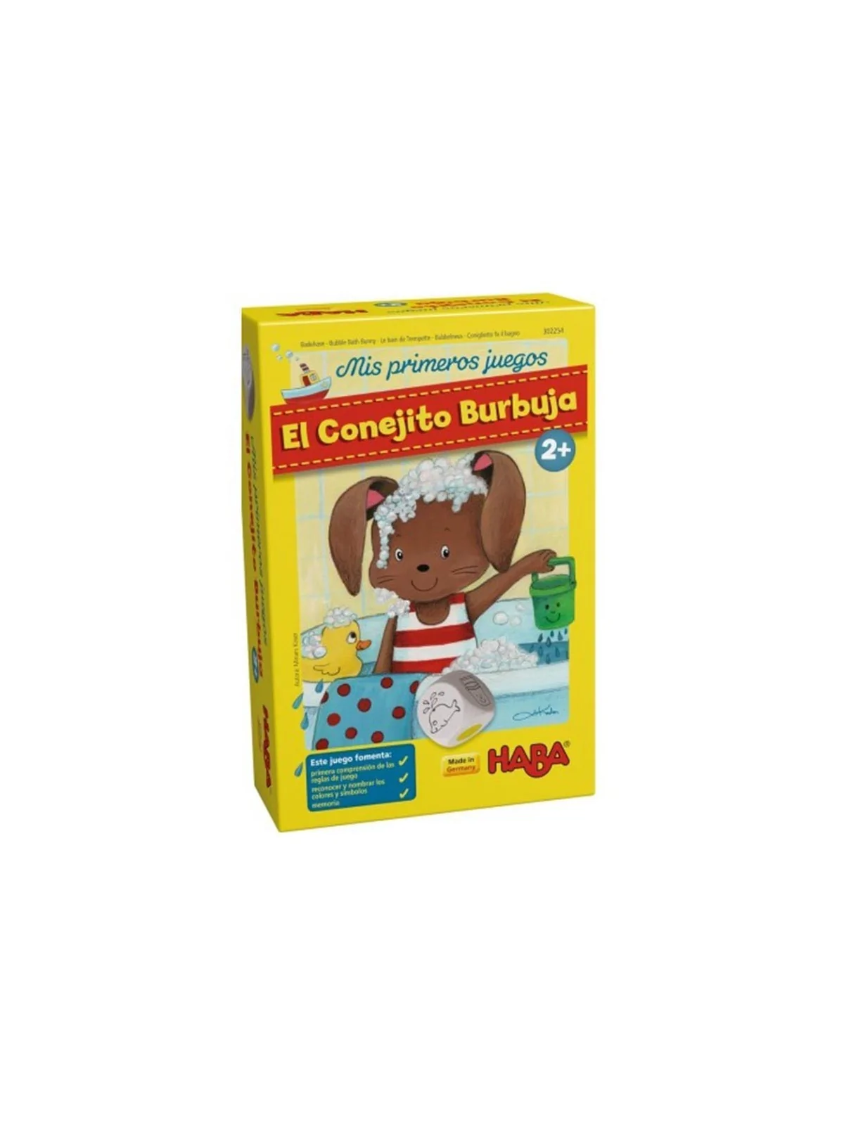 Mis Primeros Juegos: El Conejito Burbuja de Haba en Juegos de Tablero | La Cueva Roja