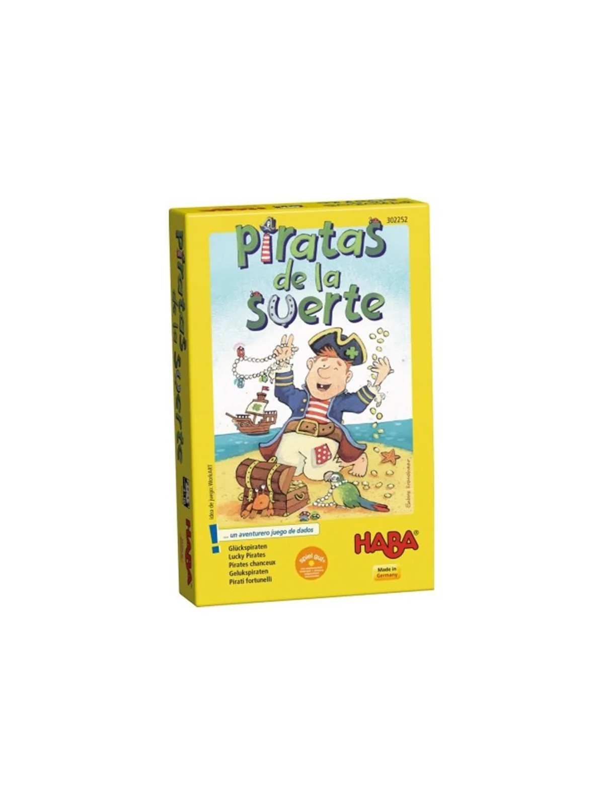 Piratas de la Suerte de Haba en Juegos de Tablero | La Cueva Roja