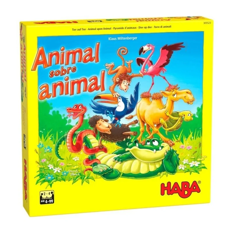 Animal Sobre Animal: El Tambaleante Juego de Apilar de Haba en Juegos de Tablero | La Cueva Roja