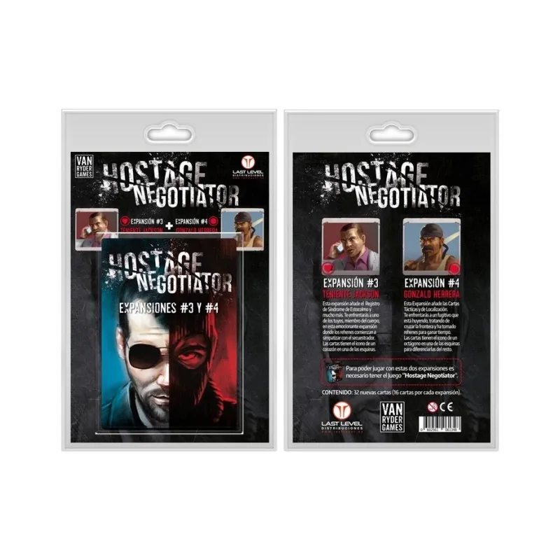 Hostage El Negociador: Expansión 3 y 4 de Last Level en Juegos de Tablero | La Cueva Roja