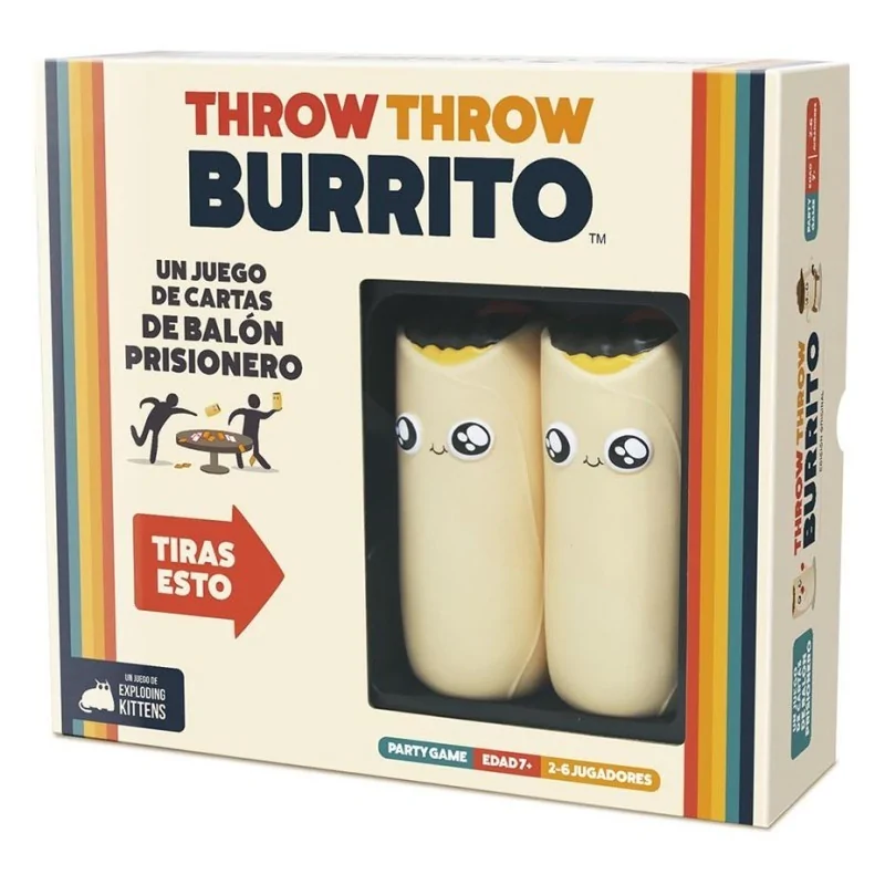Throw Throw Burrito de Exploding Kittens en Juegos de Cartas | La Cueva Roja