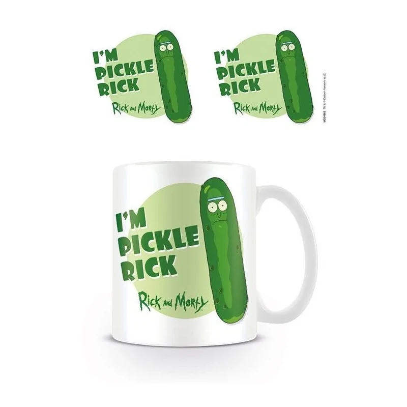 Rick y Morty Taza Pickle Rick de Pyramid en Merchandising | La Cueva Roja