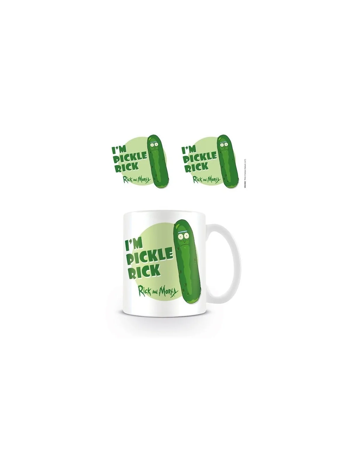 Rick y Morty Taza Pickle Rick de Pyramid en Merchandising | La Cueva Roja