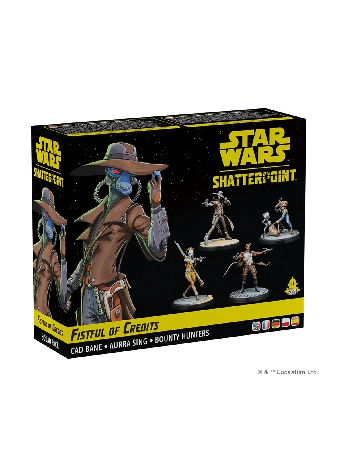 Star Wars Shatterpoint: Fistful of Credits Cad Bane Squad Pack de Juegos en Juegos de Tablero | La Cueva Roja