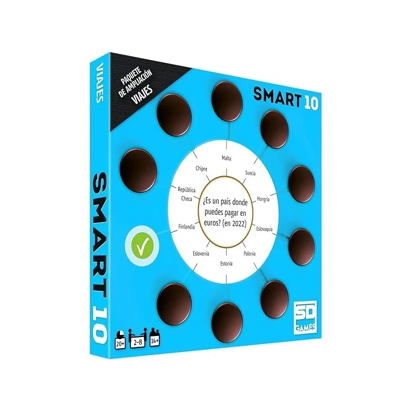 Smart 10: Viajes de SD GAMES en Juegos de Tablero | La Cueva Roja