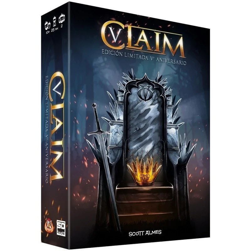 Claim V Aniversario (Edición Limitada) de SD GAMES en Juegos de Tablero | La Cueva Roja