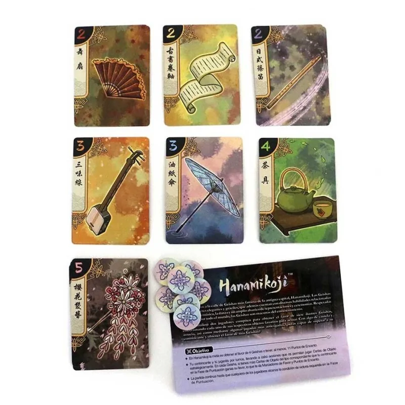 Hanamikoji de Two Tomatoes en Juegos de Cartas | La Cueva Roja