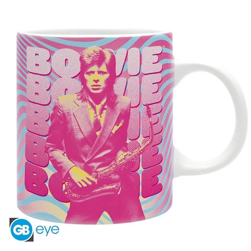 Taza gb eye david bowie saxophone de Gb eye en Tazas - Vasos | La Cueva Roja