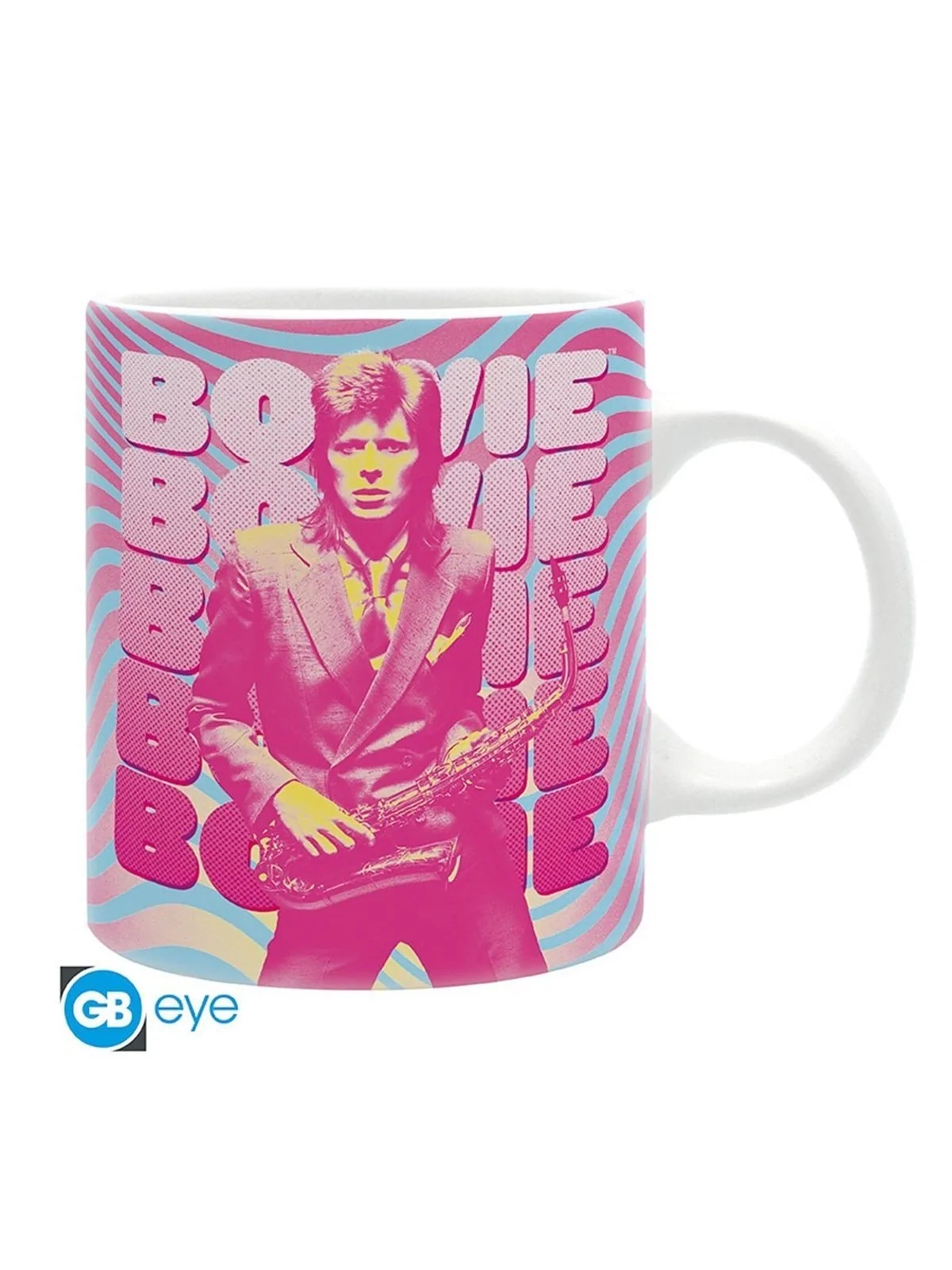 Taza gb eye david bowie saxophone de Gb eye en Tazas - Vasos | La Cueva Roja