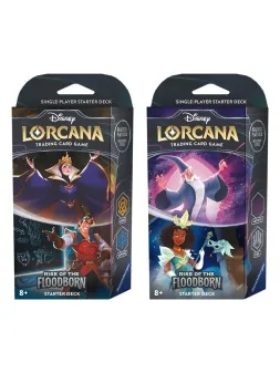 Disney Lorcana TCG Rise of the Floodborn Mazos de Inicio Pack (Inglés) de Ravensburger en Disney Lorcana | La Cueva Roja