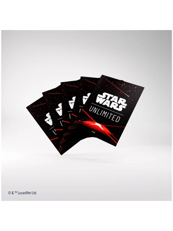 Star Wars Unlimited: Art Sleeves Double Space Red de Gamegenic en Star Wars: Unlimited | La Cueva Roja